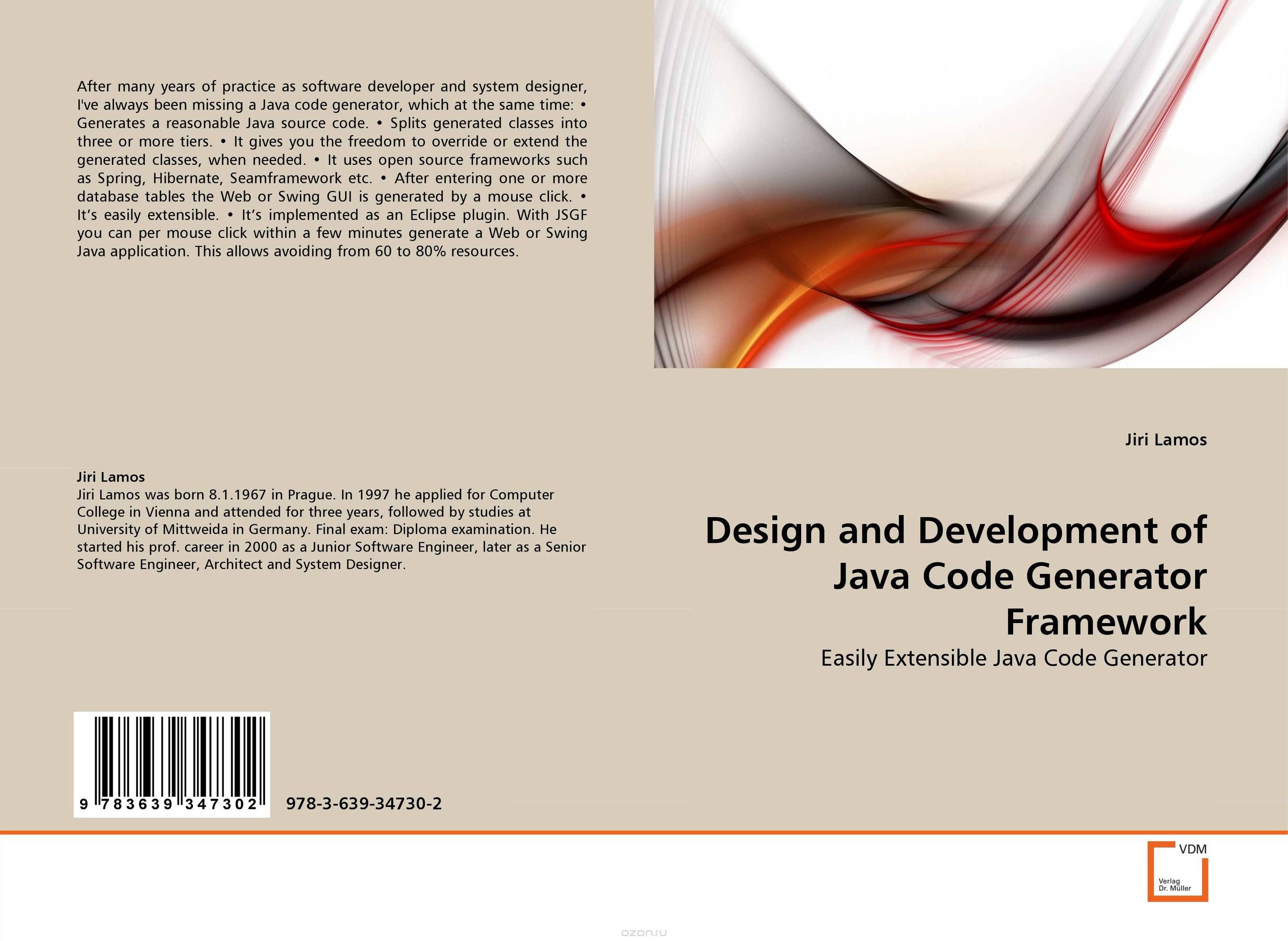 Design and Development of Java Code Generator Framework