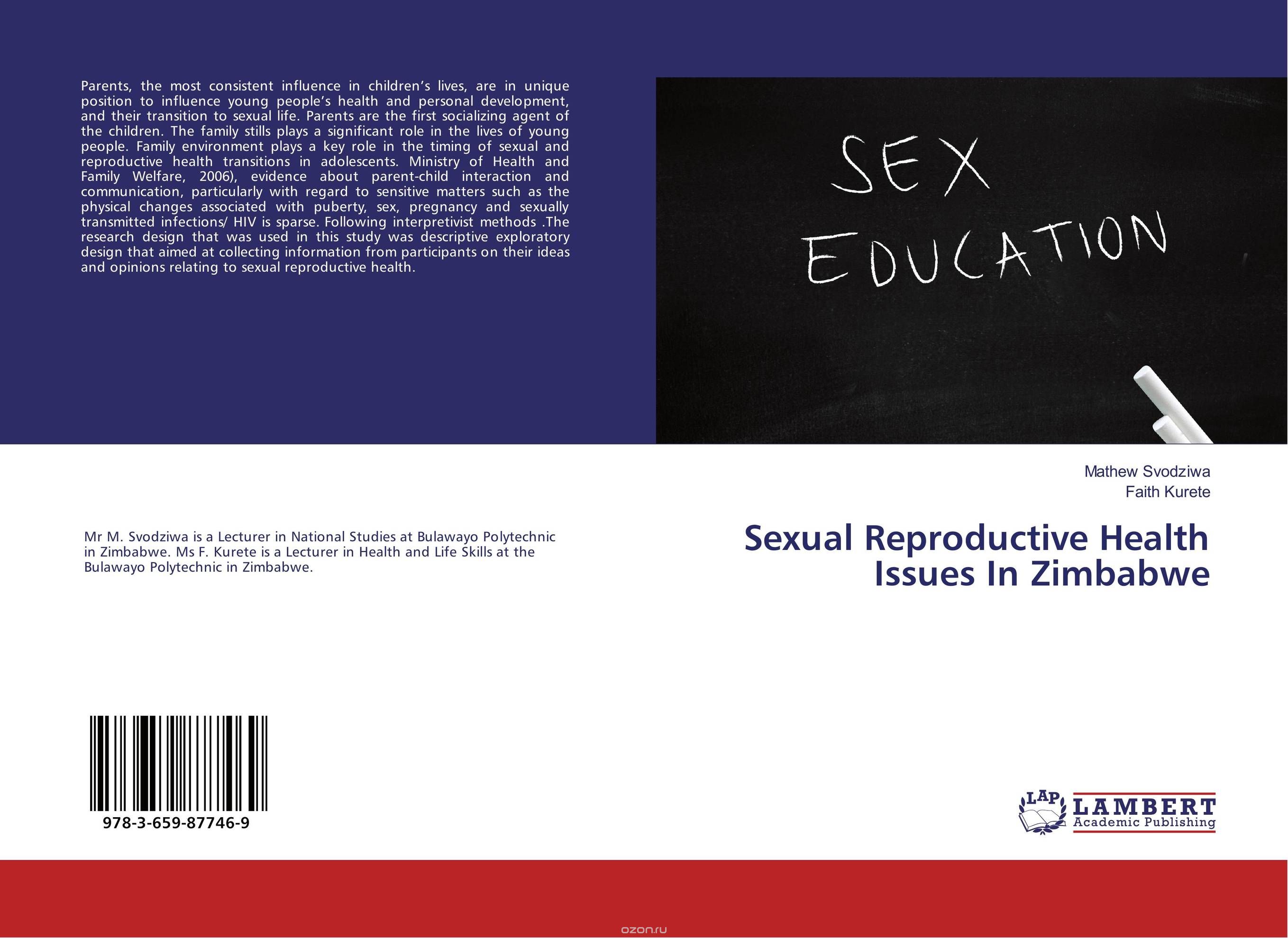 Sexual Reproductive Health Issues In Zimbabwe