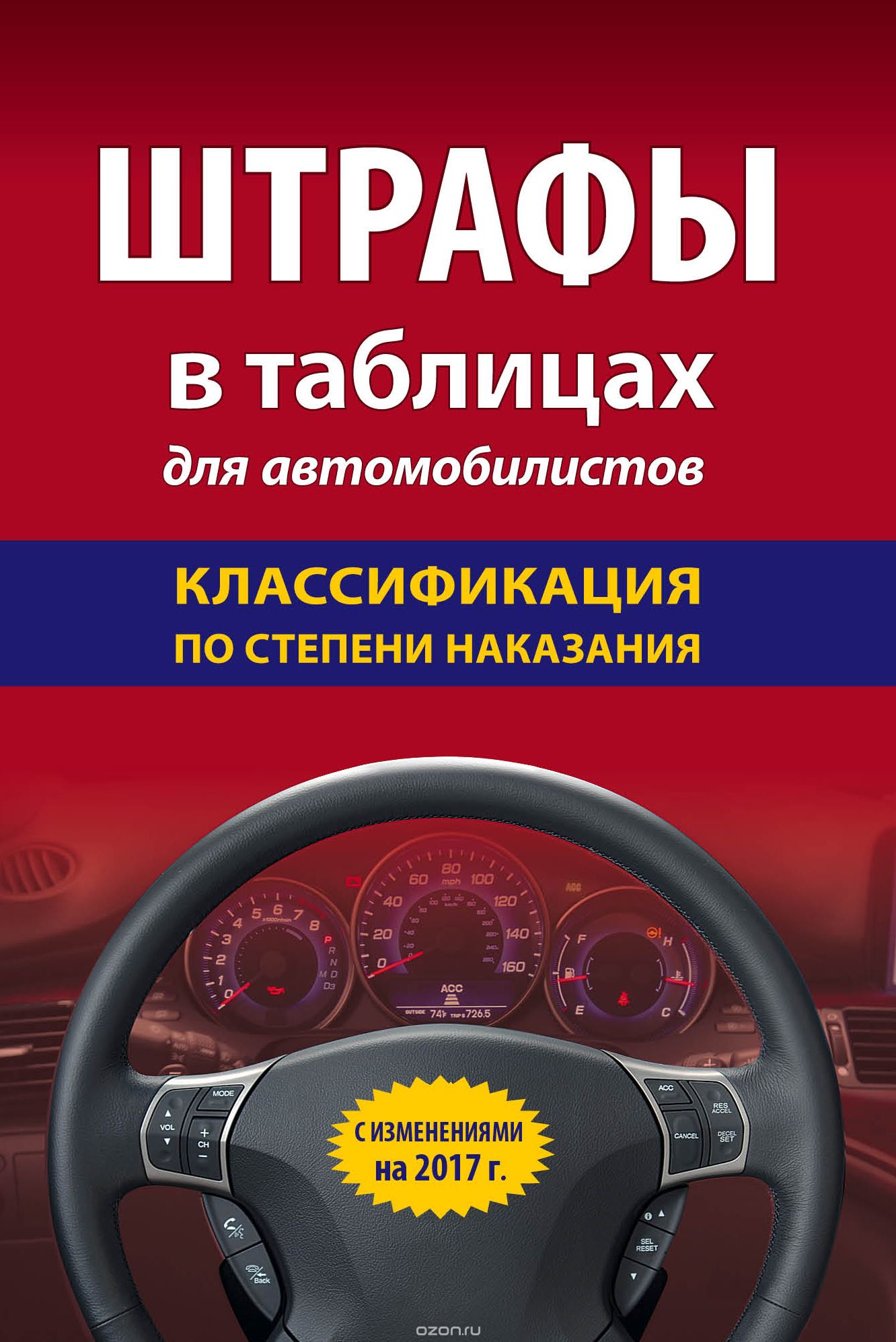 Скачать книгу "Штрафы в таблицах для автомобилистов. Классификация по степени наказания с изм. на 2017 г., Анна Меркурьева"