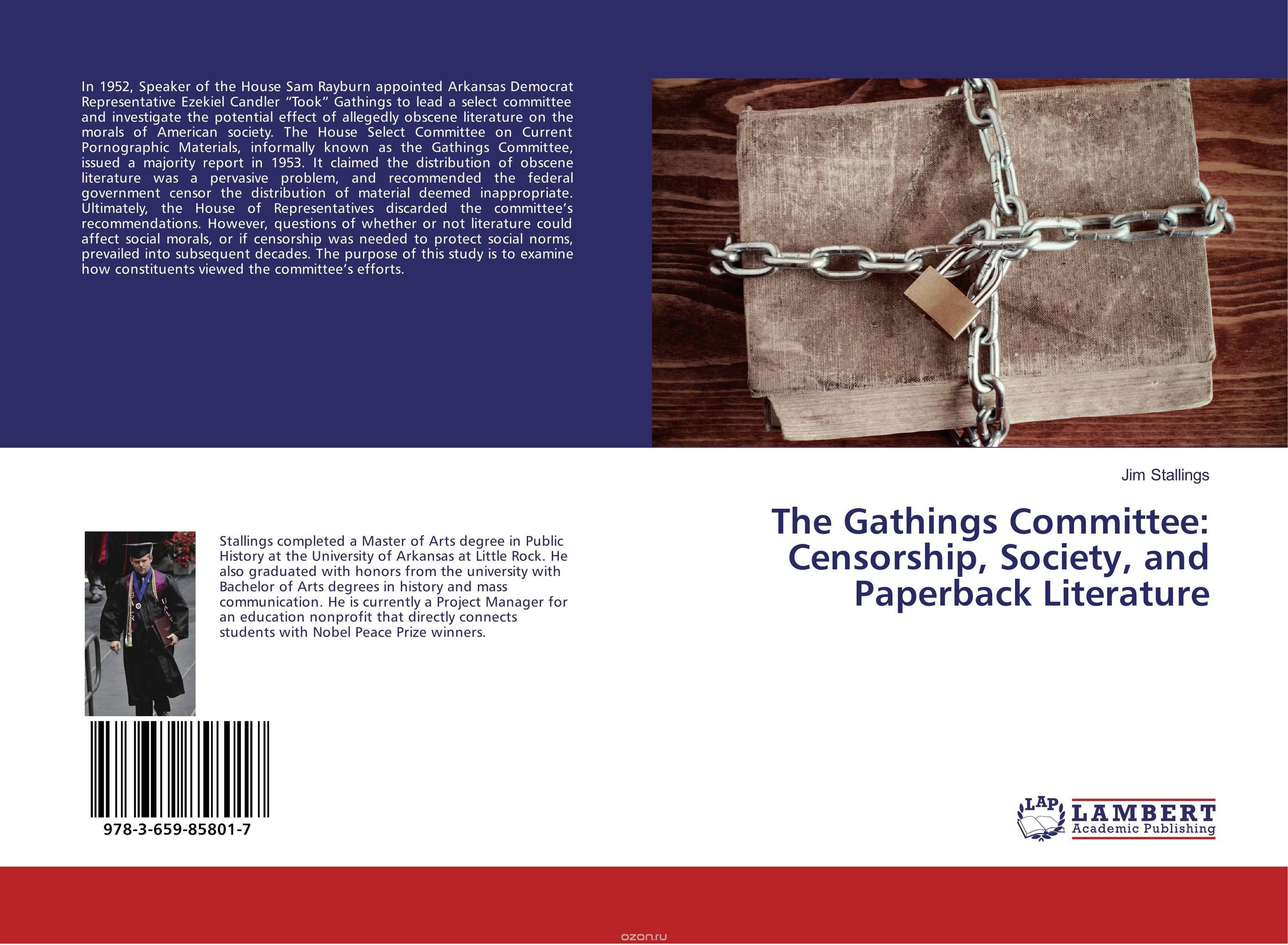 The Gathings Committee: Censorship, Society, and Paperback Literature
