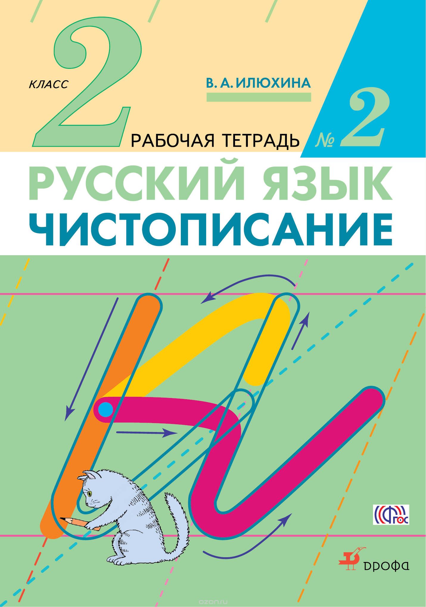 Чистописание. 2 класс. Рабочая тетрадь №2, В. А. Илюхина