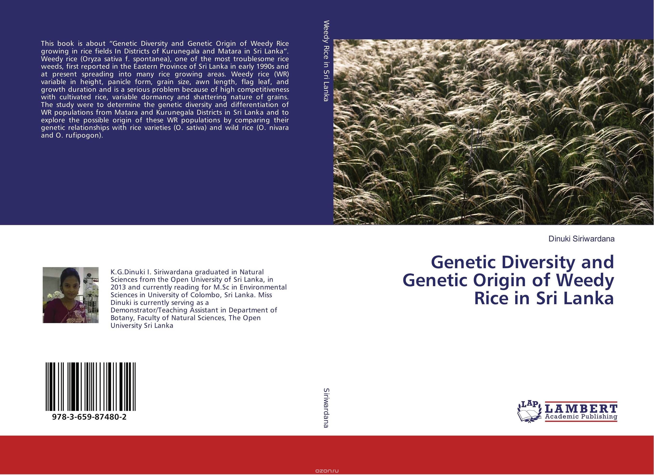 Genetic Diversity and Genetic Origin of Weedy Rice in Sri Lanka
