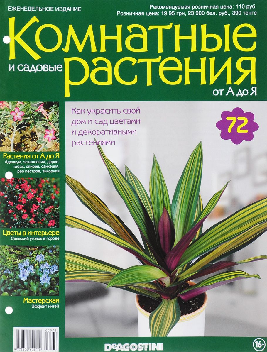 Журнал "Комнатные и садовые растения. От А до Я" №72
