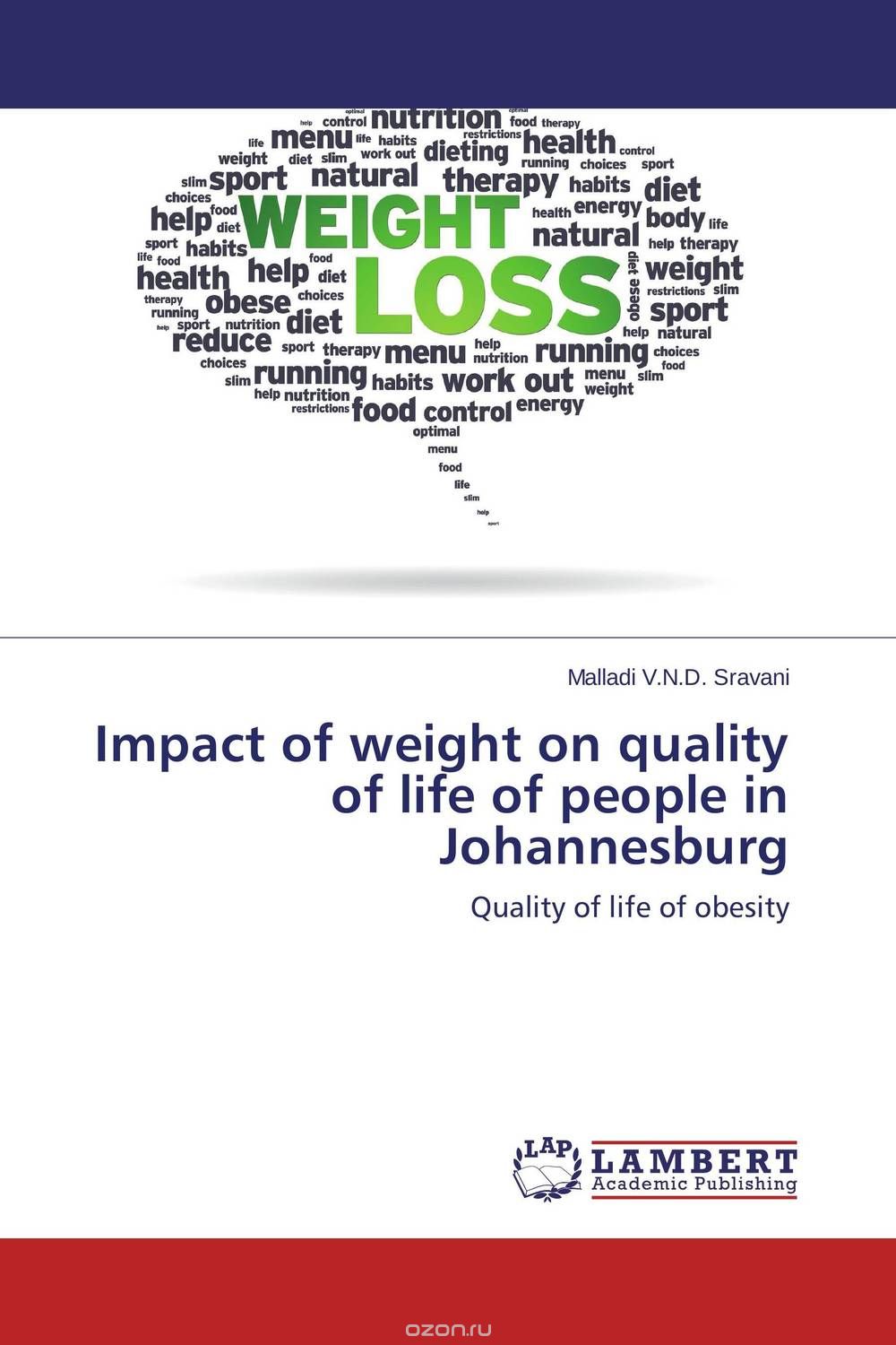 Скачать книгу "Impact of weight on quality of life of people in Johannesburg"